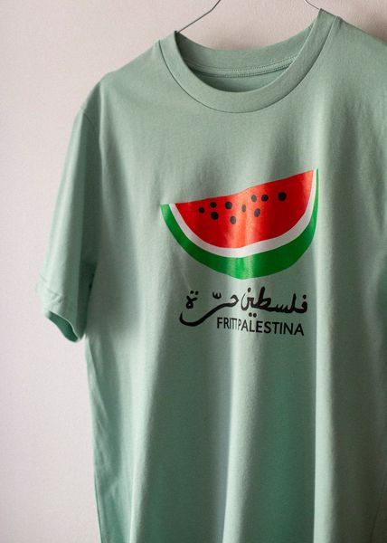 Hovedbilde Silketrykket T-skjorte - vannmelon, grønn
