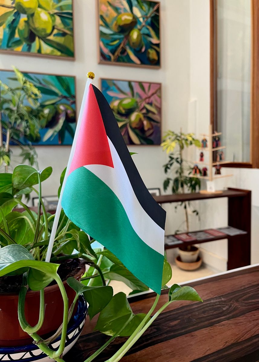 Palestinsk flagg, lite