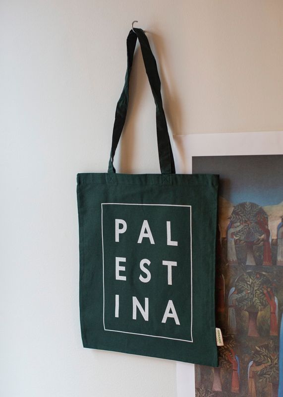 Handlenett - PALESTINA, grønn